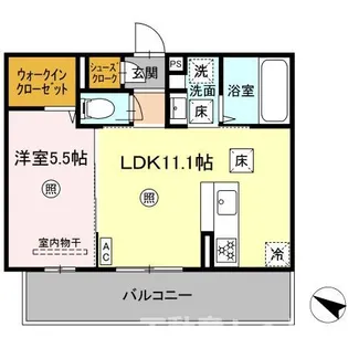 パーチェ御幸【3階】の間取り