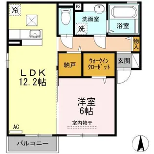 アリーバサル野田Ⅰ【1階】の間取り