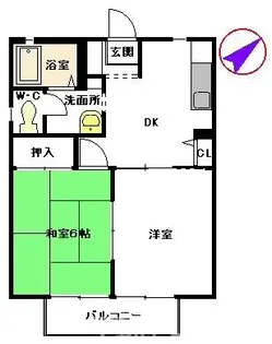 アネックス新小路【1階】の間取り