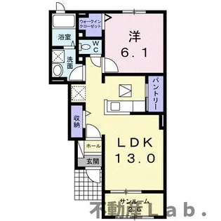 HappyHappinessⅡ【1階】の間取り