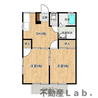 すずらんハイツ【207号室】の間取り