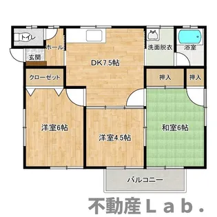 エルムハウス【101号室】の間取り
