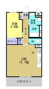 プランドールソフィアVI【1階】の間取り
