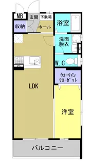 グランテージIII【4A号室】の間取り