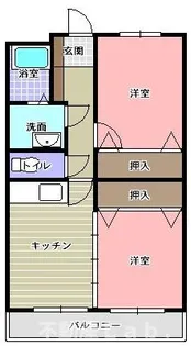 カーサ小川Ⅰ【1階】の間取り