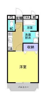 ロワールマンション【4階】の間取り