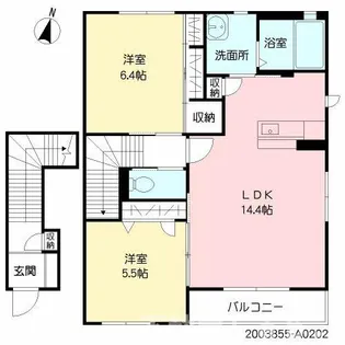 CLOVER LIFE【2階】の間取り