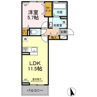 マーレC【2階】の間取り