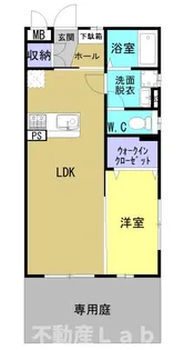 プレジールT【1階】の間取り