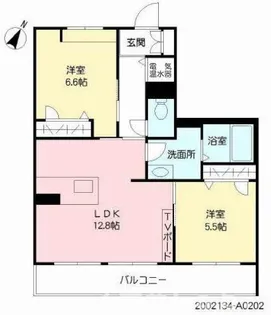 グレースガーデン田井島【202号室】の間取り