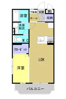 ジョワイユ【3階】の間取り