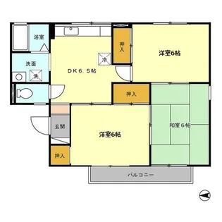 パークヒル A棟【2階】の間取り