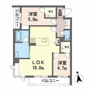 Greenage U【2階】の間取り