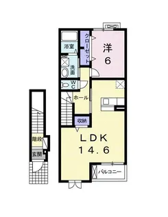 クラールメゾン【2階】の間取り