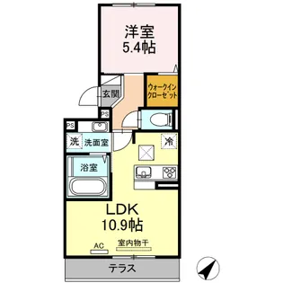 エスポワール松橋【3階】の間取り
