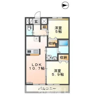 Maison Lumiere 【1階】の間取り
