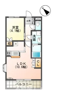 Art Maison松原【1階】の間取り