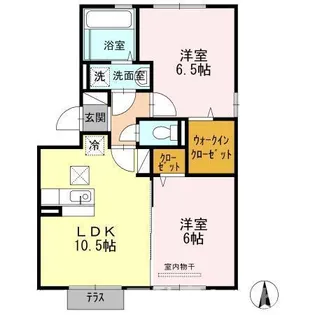 ラ・ブリーズ【1階】の間取り