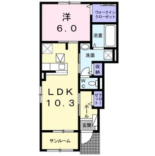 Capricorn【1階】の間取り