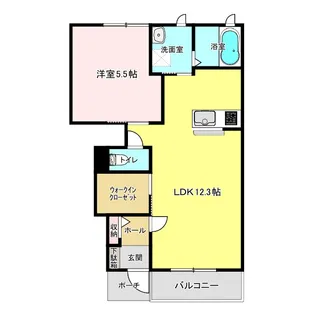 パステロ【1階】の間取り