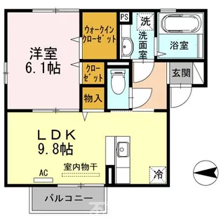 ソレイユ【2階】の間取り