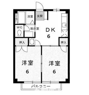 スカイアイランド【2階】の間取り