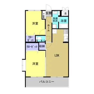 アーバンクレストIII【3D号室】の間取り