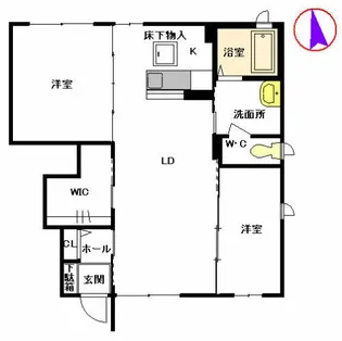 グランドパルク B棟 【103号室号室】の間取り