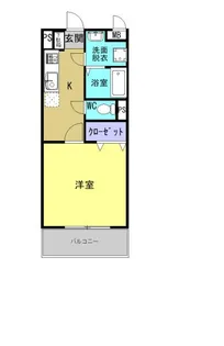 マンション アノ【2B号室】の間取り