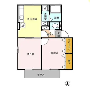 エーデルハイム【1階】の間取り