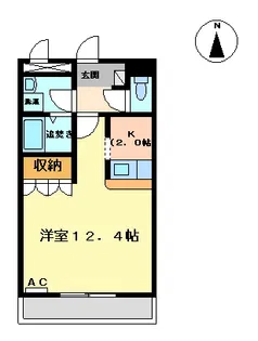 リヴェールドゥエス【3階】の間取り