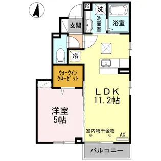 マジェスタB棟【1階】の間取り