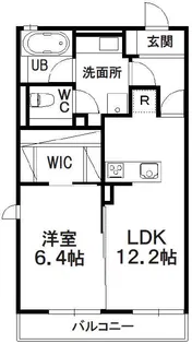 ヒルズレジデンシャルH【2階】の間取り
