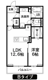 ヒルズレジデンシャルD22【302号室】の間取り