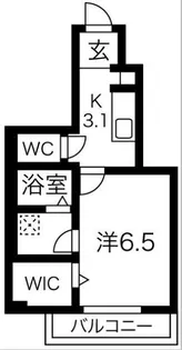 RⅣ(アールフォー)A棟【101号室】の間取り