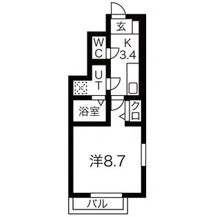 MEZY南仙北【1階】の間取り