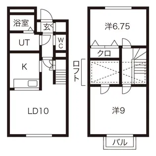 リジエールE棟の間取り
