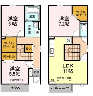 カシオペアヒルズの間取り