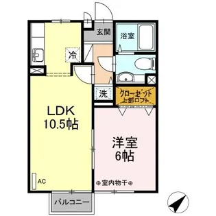 リバーコート【2階】の間取り