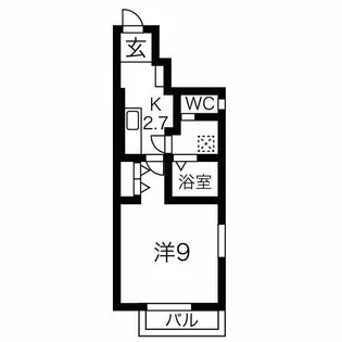アップデン【1階】の間取り