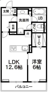 ヒルズレジデンシャルD20【3階】の間取り