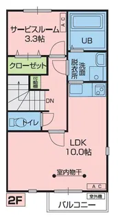 サン・シャルム【2階】の間取り