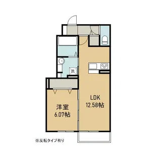 グラスルーチェ【1階】の間取り