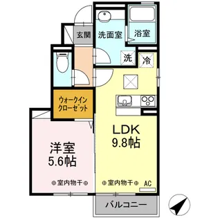 サンフラワー【1階】の間取り