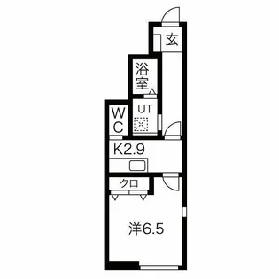 39house向中野【106号室】の間取り