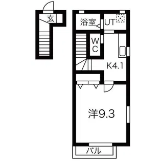 MEZY南仙北【2階】の間取り