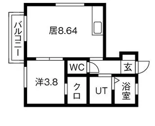 ミウ月が丘【1階】の間取り