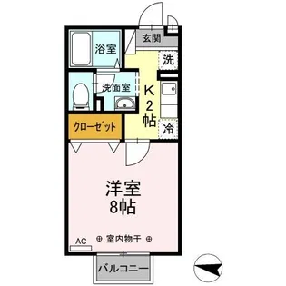 セジュールベリー【1階】の間取り