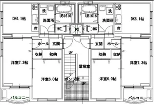 comfortT.M【301号室】の間取り