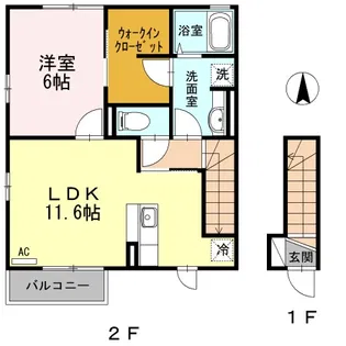 TODOⅡ【2階】の間取り